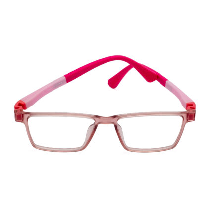 La Vita pink rectangular kids eyeglasses
