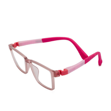 La Vita pink rectangular kids eyeglasses
