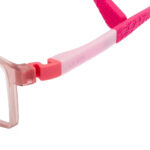La Vita pink rectangular kids eyeglasses