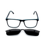 Porsche Design clip-on eyewear with magnetic sunglasses