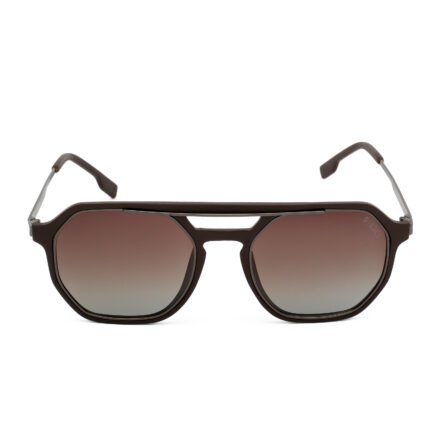 Diesel Matte Brown Gradient Polarized Sunglasses