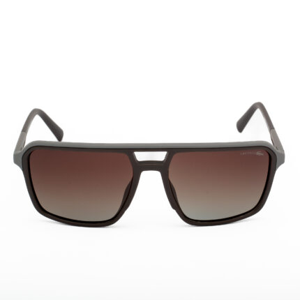 Lacoste polarized sunglasses with brown gradient lenses