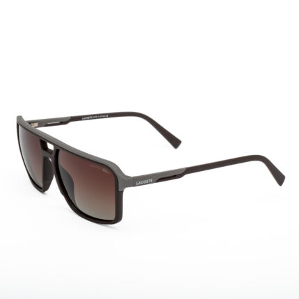 Lacoste polarized sunglasses with brown gradient lenses