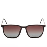 Tommy Hilfiger sunglasses with square frame and gradient brown polarized lenses