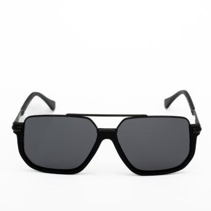 Vegas Matte Black Square Polarized Sunglasses
