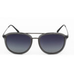 Polo black sunglasses with gradient grey polarized lenses