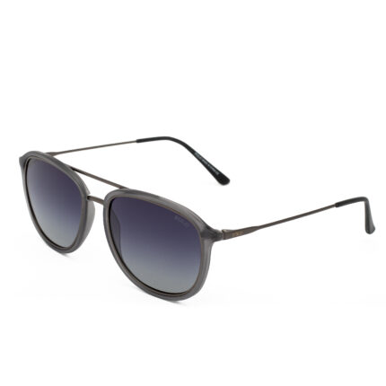 Polo black sunglasses with gradient grey polarized lenses