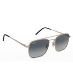 Vegas Square Silver Gradient Polarized Sunglasses