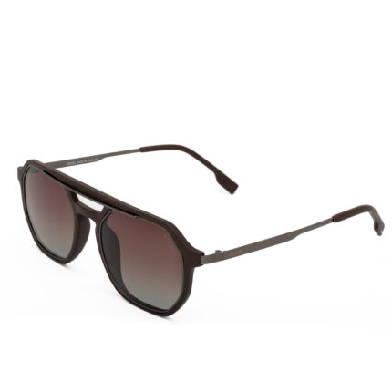 Diesel Matte Brown Gradient Polarized Sunglasses