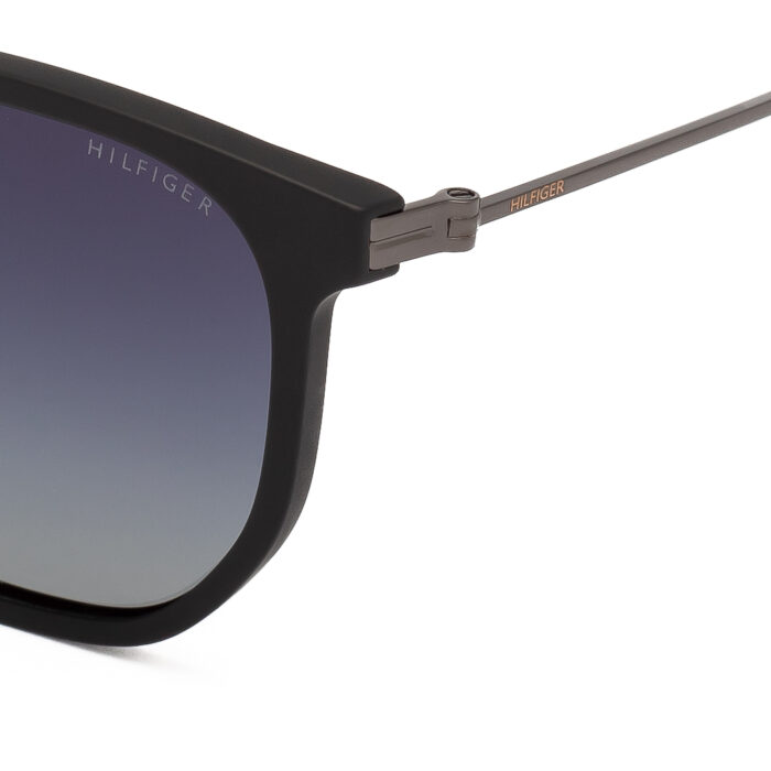 Hilfiger Black Frame Polarized Sunglasses