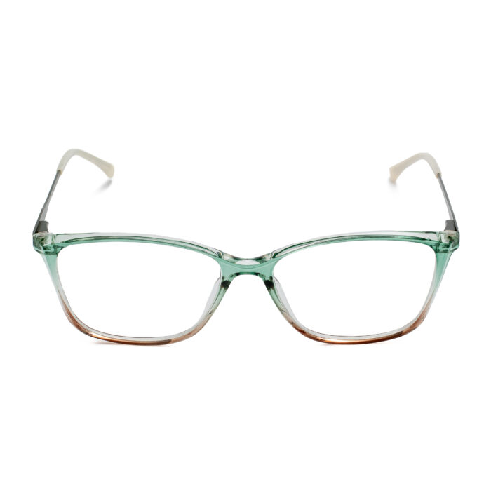Vantage women's green gradient square eyeglasses