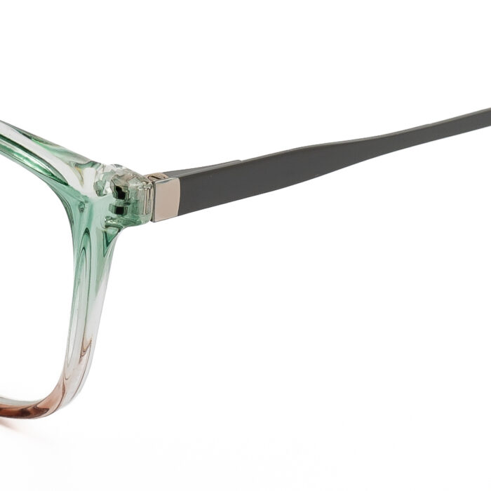 Vantage women's green gradient square eyeglasses