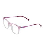 VINTAGE pink eyeglasses with turquoise detail