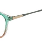 VINTAGE green gradient cat-eye eyeglasses