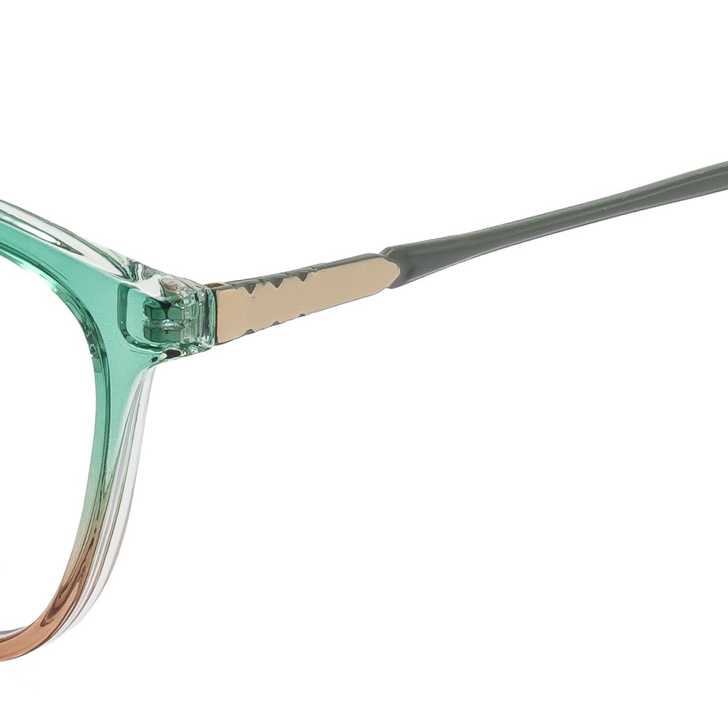 VINTAGE green gradient cat-eye eyeglasses