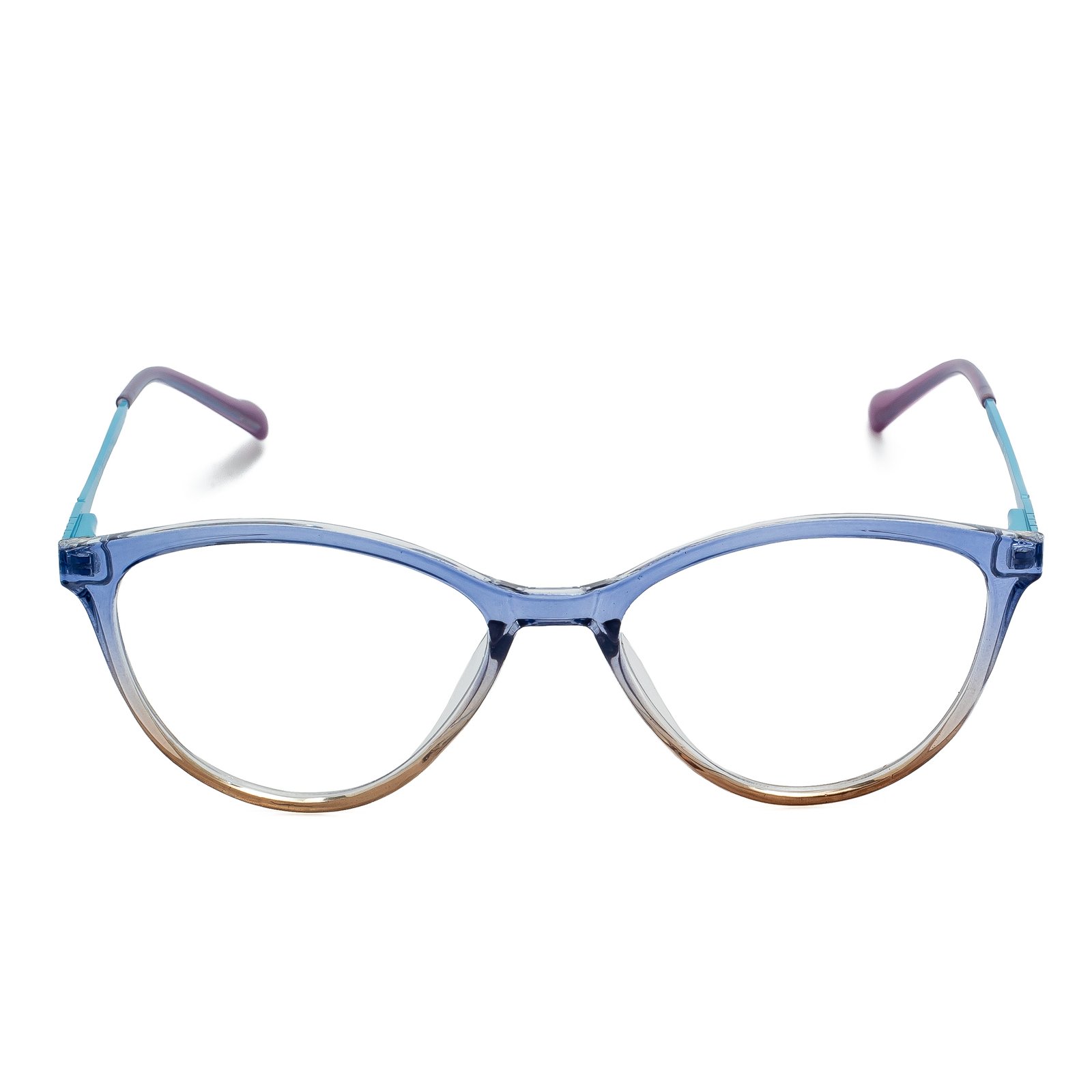 VINTAGE blue gradient cat-eye glasses