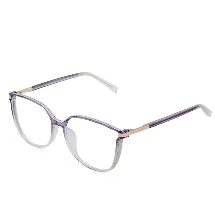 Vegas Violet Transparent Eyeglasses