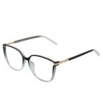 Vegas gradient black to clear eyeglasses for women
