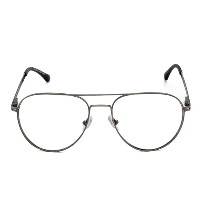 PRADA Gunmetal Aviator Eyeglasses