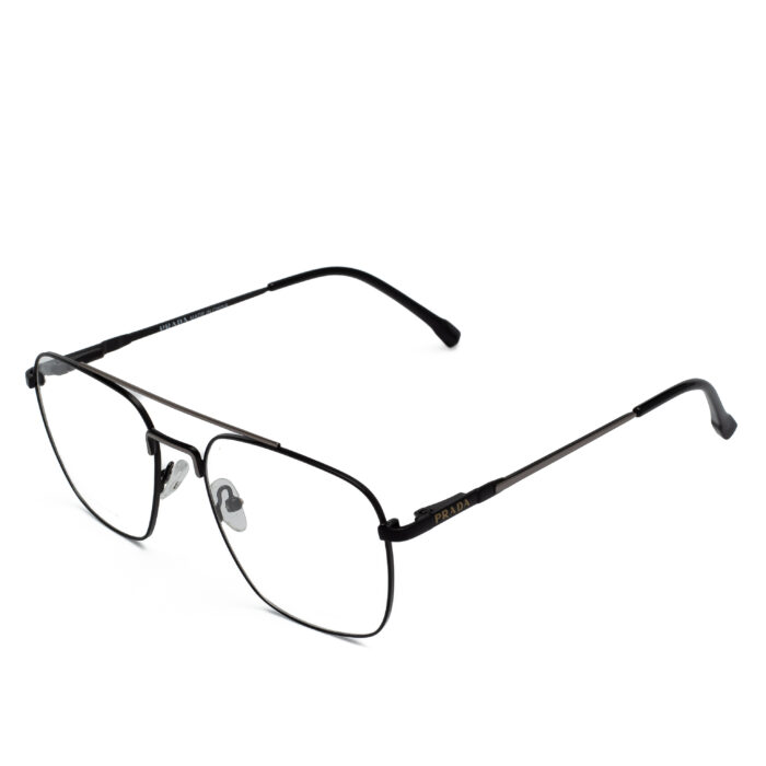 Prada black metal eyeglasses