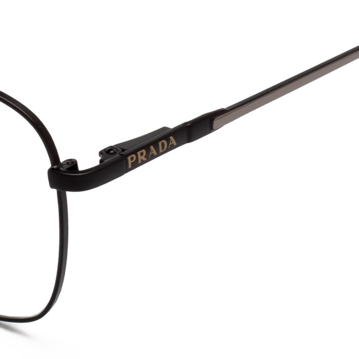 Prada black metal eyeglasses