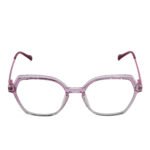 pink transparent eyeglasses for women