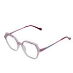 pink transparent eyeglasses for women