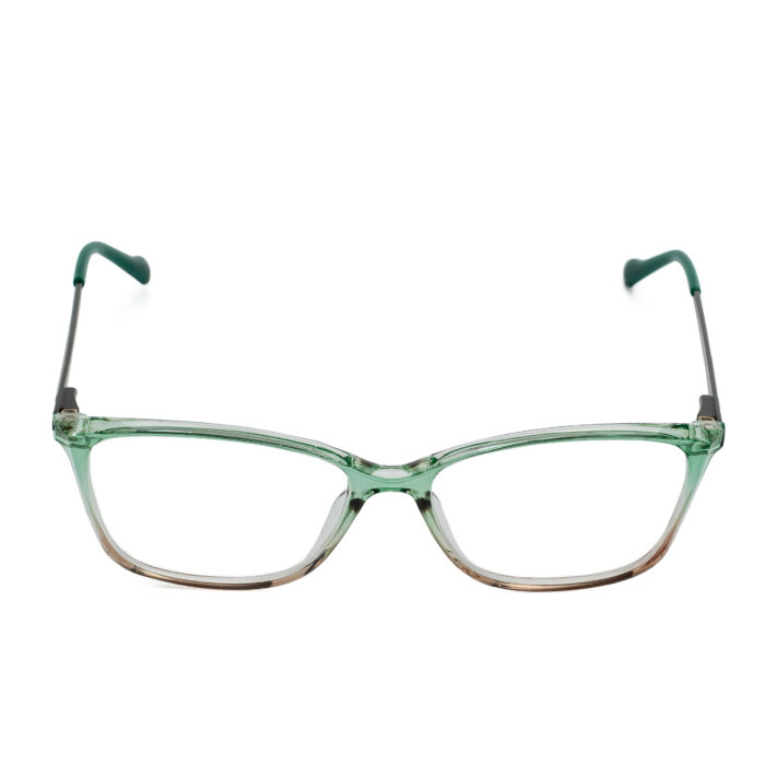 green brown gradient eyeglasses for women