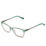 green brown gradient eyeglasses for women