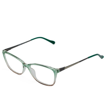 green brown gradient eyeglasses for women