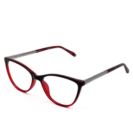 RAIELT red-black cat-eye eyeglasses for women