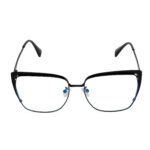Morii Blue Cut Eyeglasses Black Cat Eye Frame