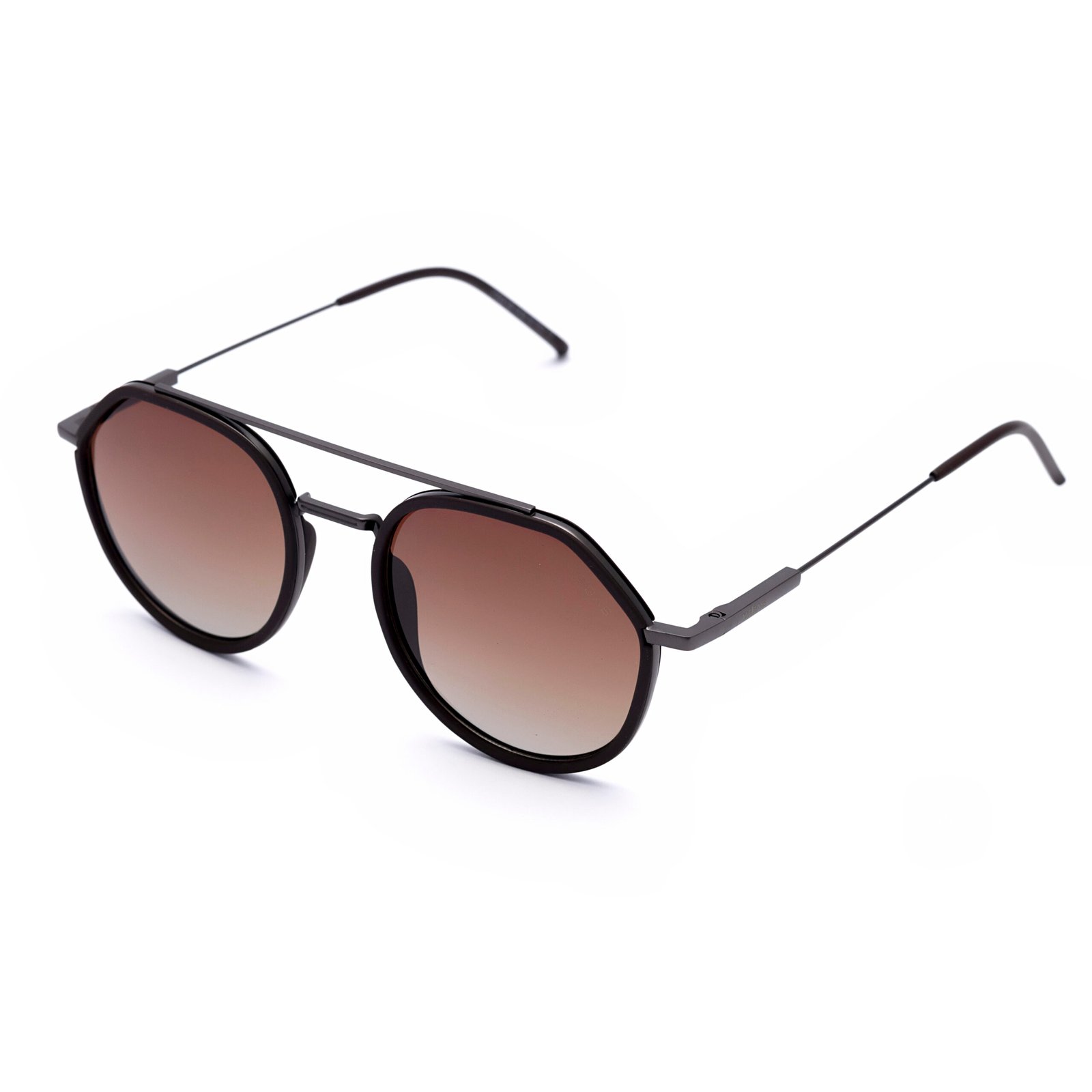 Vegas sunglasses metal frame brown gradient – SmartOptics