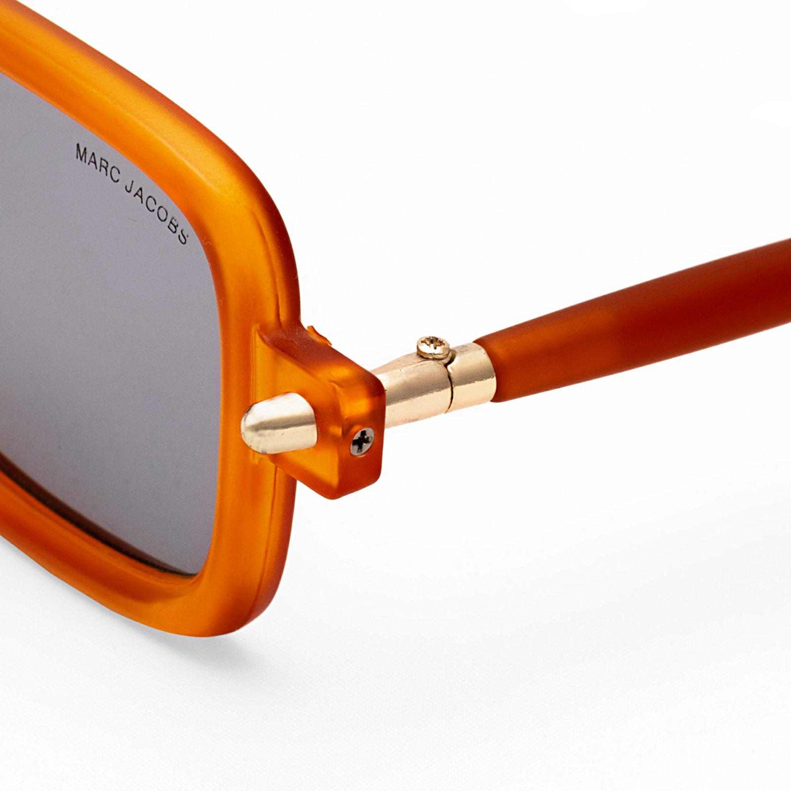 MARC JACOBS sunglasses gold hinge detail close up